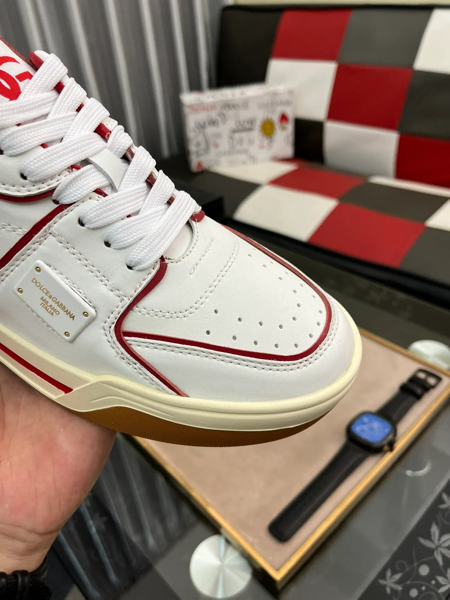 Ex-factory price 480⌚️⌚️[DG] The latest official website high-top casual, men's shoes with original quality imported first-layer cowhide stitching➕Yangli [Proud] In terms of materials and workmanship, it beats all versions on the market💕Highest quality shipments. Real photos, imported fabrics highlight the unique charm of the brand😘The shoelaces are also original custom-made👻Classic lace-up shoes are very comfortable on the feet, and the sizes are 38-462⃣️Color options